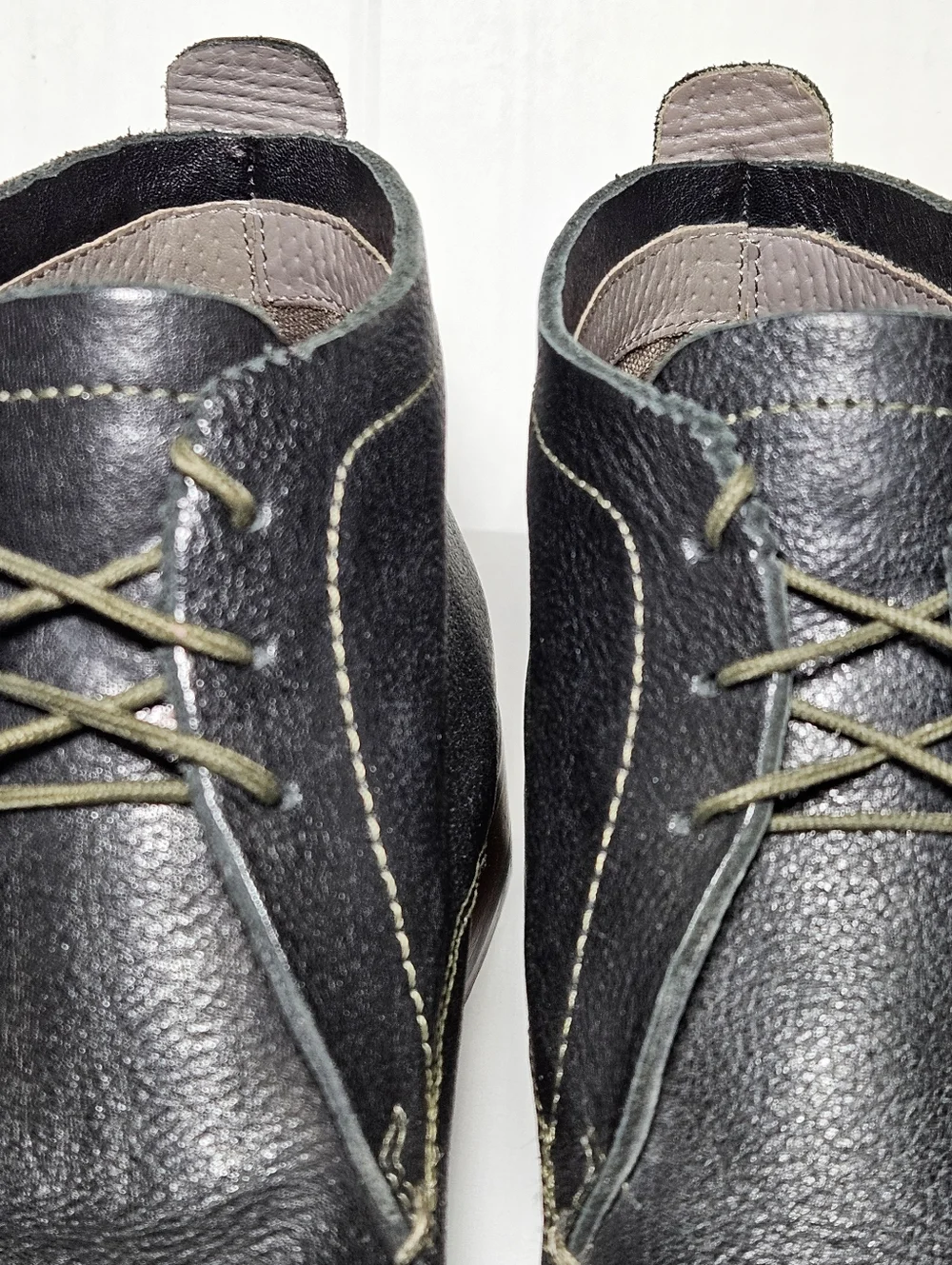 Ted Baker Ashcroft Chukka Boots Sz US 8 EU 40 Black Leather Square Toe Ankle
